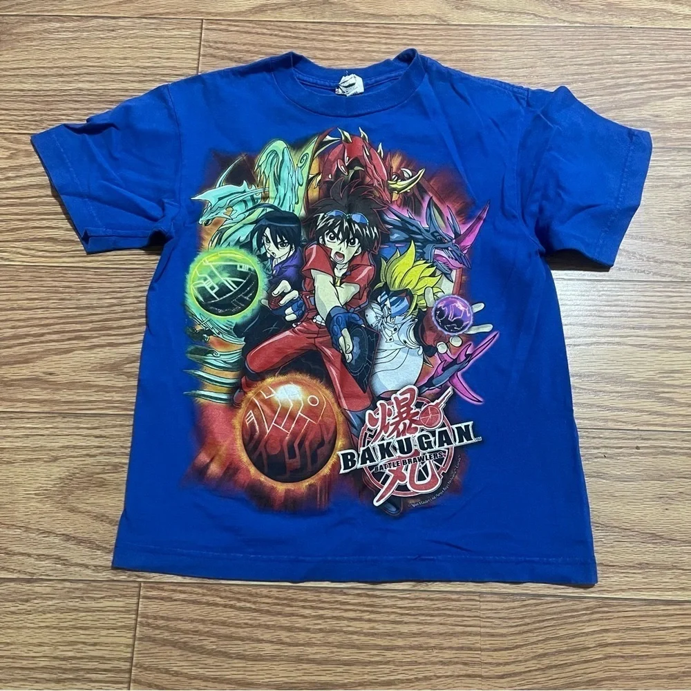 y2k Bakugan Shirt Youth Small